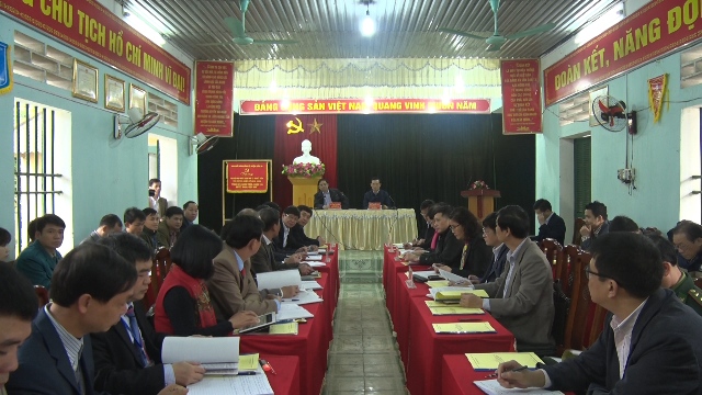Đoàn công tác Ban tổ chức Trung ương làm việc tại xã Quyết Tiến, huyện Quản Bạ