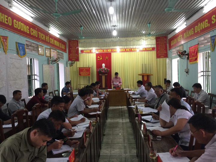 Hội nghị Ban chấp Đảng bộ xã lần thứ 50, khóa XIV, nhiệm kỳ 2015- 2020.